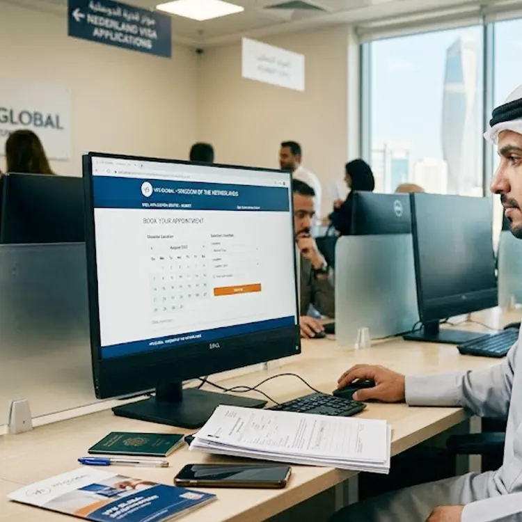 حجز موعد فيزا هولندا من الكويت